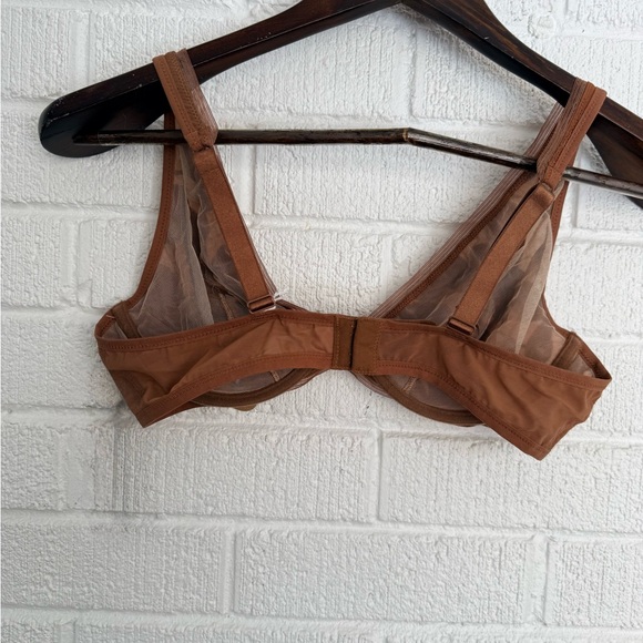 BNWT Maison Lejaby Paris Brown Ombrage M0015 - Cocoa Lace Bra 34D - Picture 8 of 10